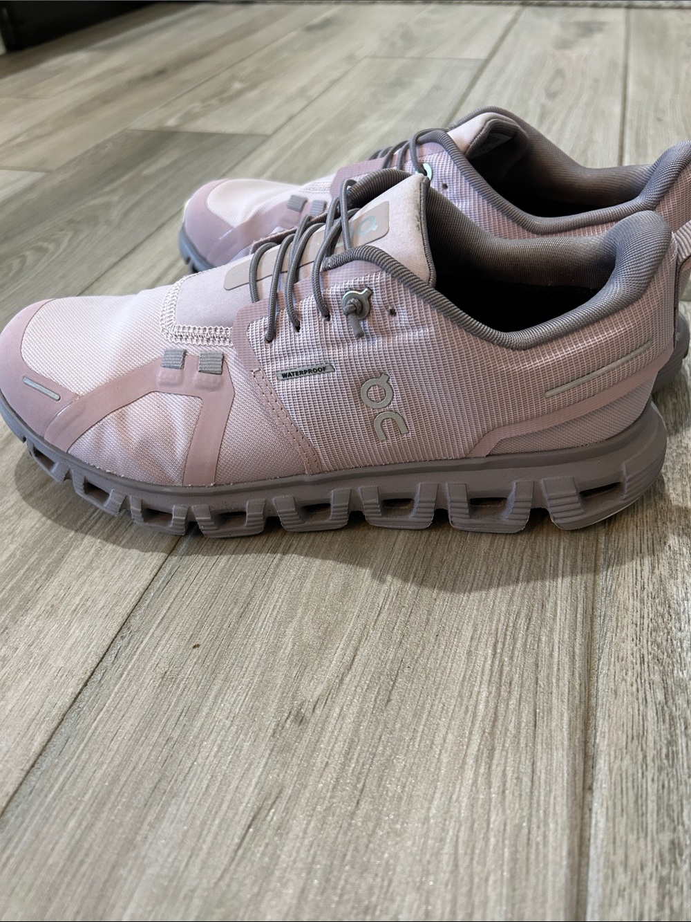 On Running Pink Women's Athletic waterproof Running Sneakers